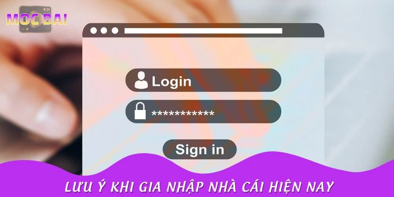 Lưu ý khi gia nhập nhà cái hiện nay
