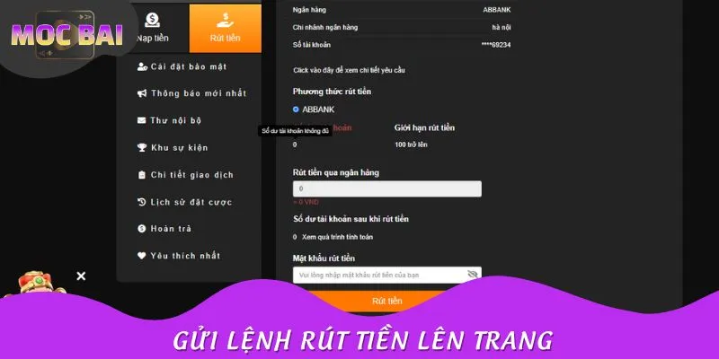 Hoàn tất lệnh thanh toán của thành viên