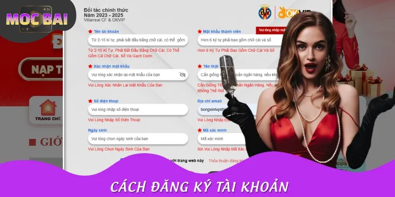 Quy trình đăng ký tài khoản hoàn tất chỉ với một vài thao tác